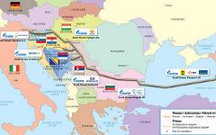 Маршрут газопровода. Фото с сайта south-stream.info Маршрут газопровода. Фото с сайта south-stream.info