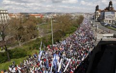 Демонстрация в Праге. Фото с сайта onet.pl