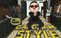 Фрагмент обложки сингла «Gangnam Style». Фото с сайта wikipedia.org Фрагмент обложки сингла «Gangnam Style». Фото с сайта wikipedia.org