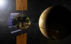 Межпланетная станция «Мессенджер». Изображение с сайта nasa.gov Межпланетная станция «Мессенджер». Изображение с сайта nasa.gov