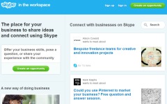 Скриншот главной страницы сайта workspace.skype.com Скриншот главной страницы сайта workspace.skype.com