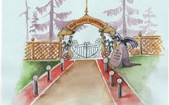 Эскиз двора Ивана-Царевича, фото из личного архива Алексея Козловского