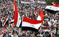 Акции протеста в Сирии. Фото с сайта aljazeera.net Акции протеста в Сирии. Фото с сайта aljazeera.net