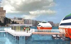 Проект остановок морских автобусов в Салониках, фото: politrus.com