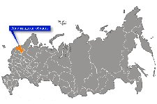 Ленинградская область на карте России. Фото: www.bankgorodov.ru Ленинградская область на карте России. Фото: www.bankgorodov.ru