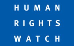 Логотип Human Writes Watch. Изображение с сайта hrw.org