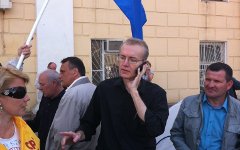 Олег Шеин. Фото из Twitter Георгия Албурова (twitter.com/alburov) Олег Шеин. Фото из Twitter Георгия Албурова (twitter.com/alburov)