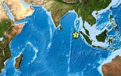 Место землетрясения. Фото: ptwc.weather.gov Место землетрясения. Фото: ptwc.weather.gov
