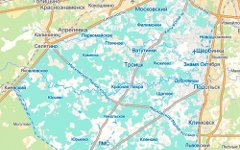 «Большая Москва» на карте. Изображение с сайта realestate.ru