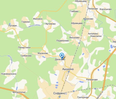 Деревня Данилово на карте maps.yandex.ru Деревня Данилово на карте maps.yandex.ru