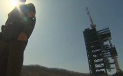 Ракета «Ынха-3». Кадр телеканала CNN с сайта edition.cnn.com