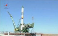 Запуск ракеты-носителя «Союз». Кадр с видео Роскосмоса Запуск ракеты-носителя «Союз». Кадр с видео Роскосмоса