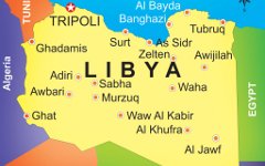 Карта Ливии; взято с mapsnworld.com