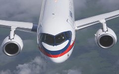 Самолет SSJ-100. Фото с сайта ОАО «Компания «Сухой» Самолет SSJ-100. Фото с сайта ОАО «Компания «Сухой»