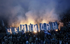 Болельщики «Зенита» на матче с «Динамо». Фото: fc-zenit.ru