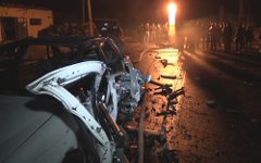 Последствия теракта в Махачкале. Фото с сайта 05.mvd.ru