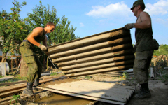 Военные расчищают улицы Крымска © РИА Новости, Вера Костамо