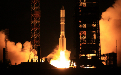Ночной запуск ракеты-носителя © РИА Новости, Олег Урусов Ночной запуск ракеты-носителя © РИА Новости, Олег Урусов