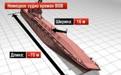 Макет затонувшей баржи. Кадр из видео на YouTube Макет затонувшей баржи. Кадр из видео на YouTube