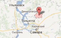 Елховский район Самарской области. Изображение с сайта maps.google.ru Елховский район Самарской области. Изображение с сайта maps.google.ru