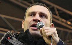Виталий Кличко на «Евромайдане» © KM.RU, Алексей Белкин Виталий Кличко на «Евромайдане» © KM.RU, Алексей Белкин