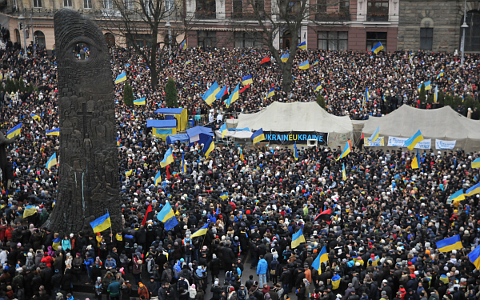 Митинг сторонников евроинтеграции © РИА Новости, Павел Паламарчук Митинг сторонников евроинтеграции © РИА Новости, Павел Паламарчук