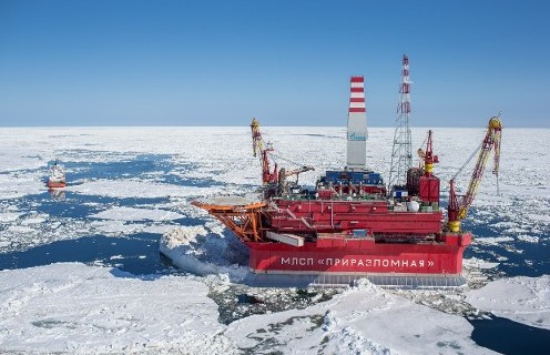 Платформа «Приразломная». Фото с сайта gazprom.ru Платформа «Приразломная». Фото с сайта gazprom.ru