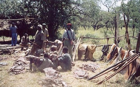 Лагерь браконьеров. Фото с сайта tanzaniabiggame.com Лагерь браконьеров. Фото с сайта tanzaniabiggame.com