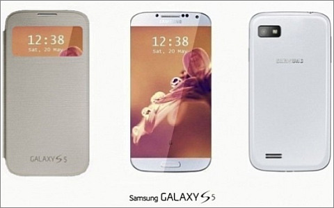 Концепт смартфона Samsung Galaxy S5. Фото с сайта blog.naver.com Концепт смартфона Samsung Galaxy S5. Фото с сайта blog.naver.com