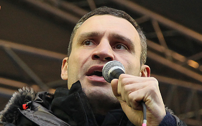 Виталий Кличко на «Евромайдане» © KM.RU, Алексей Белкин Виталий Кличко на «Евромайдане» © KM.RU, Алексей Белкин