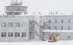 Аэропорт во время циклона. Фото с сайта airportus.ru Аэропорт во время циклона. Фото с сайта airportus.ru