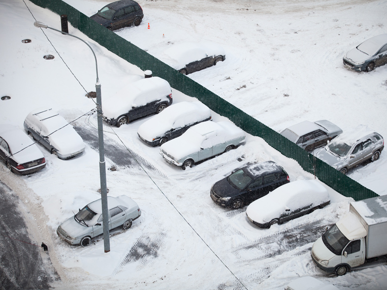 Снегопад в Москве © KM.RU
