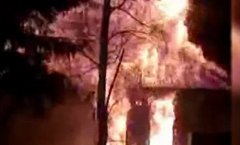 Пожар в Раменском. Стоп-кадр с видео YouTube