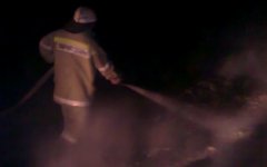 Тушение пожара в Новомихайловском. Фото с сайта 26.mchs.gov.ru Тушение пожара в Новомихайловском. Фото с сайта 26.mchs.gov.ru