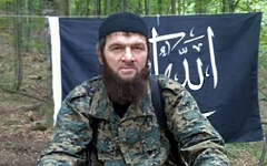 Доку Умаров. Стоп-кадр с видео в YouTube Доку Умаров. Стоп-кадр с видео в YouTube