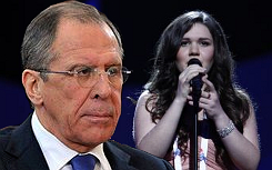 Сергей Лавров и Дина Гарипова. Коллаж © KM.RU Сергей Лавров и Дина Гарипова. Коллаж © KM.RU