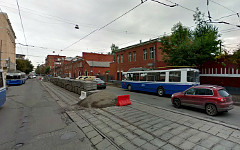 Дорожные работы на Лесной улице. Фото сервиса Google Maps Дорожные работы на Лесной улице. Фото сервиса Google Maps