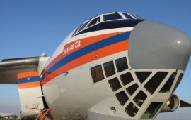 Самолет Ил-76. Фото с сайта mchs.gov.ru Самолет Ил-76. Фото с сайта mchs.gov.ru