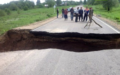 Место обрушения. Фото с сайта kaluganews.com Место обрушения. Фото с сайта kaluganews.com