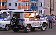 Место происшествия. Кадр видео ГУ МВД России по Красноярскому краю Место происшествия. Кадр видео ГУ МВД России по Красноярскому краю