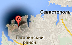 Пляж «Омега» на карте. Изображение сервиса Google Maps Пляж «Омега» на карте. Изображение сервиса Google Maps