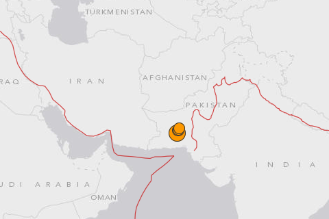 Скриншот с сайта earthquake.usgs.gov Скриншот с сайта earthquake.usgs.gov