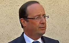 Франсуа Олланд. Кадр с видео на elysee.fr