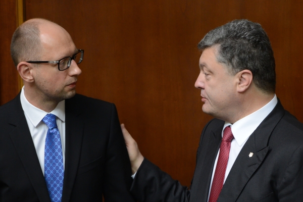 Петр Порошенко и Арсений Яценюк © РИА Новости, Евгений Котенко Петр Порошенко и Арсений Яценюк © РИА Новости, Евгений Котенко