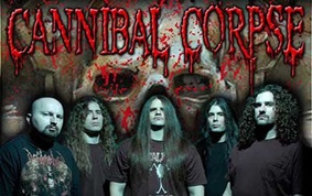 Cannibal Corpse. Фрагмент афиши концерта
