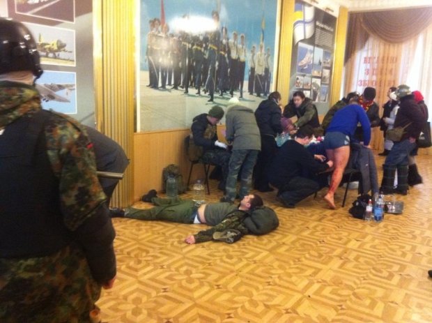 Медпункт на Майдане. Фото Андрея Ильенко с личной страницы в Facebook