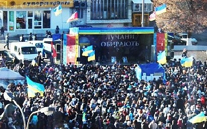 Народное вече в Луцке. Фото пользователя Instagram tarkivskyy