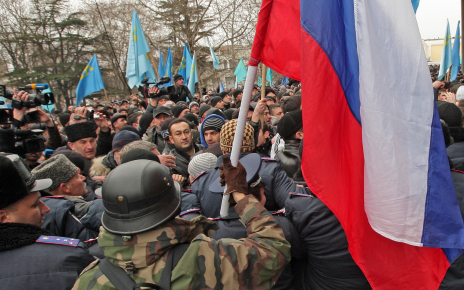 Пророссийский митинг в Симферополе © РИА Новости, Тарас Литвиненко Пророссийский митинг в Симферополе © РИА Новости, Тарас Литвиненко
