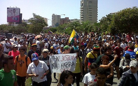 Акция протеста в Венесуэле. Фото с сайта wikipedia.org Акция протеста в Венесуэле. Фото с сайта wikipedia.org