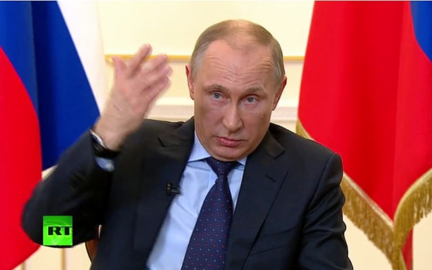 Владимир Путин. Кадр телеканала Russia Today